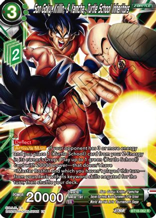 [BT18-062] Son Goku, Krillin, & Yamcha, Turtle School Inheritors (Foil)