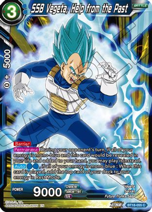 [BT18-055] SSB Vegeta, Help from the Past