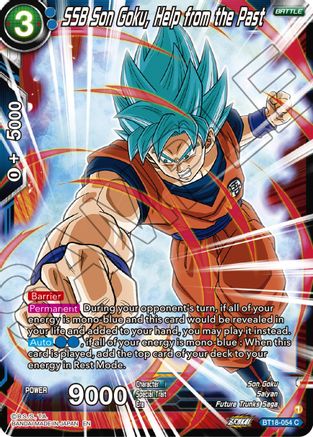 [BT18-054] SSB Son Goku, Help from the Past