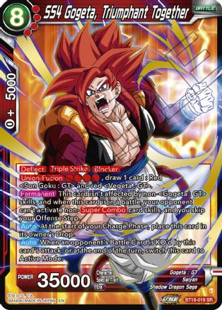 [BT18-019] SS4 Gogeta, Triumphant Together