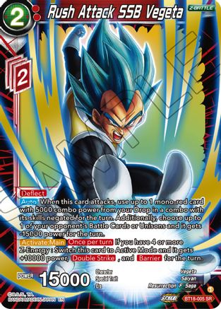 [BT18-005] Rush Attack SSB Vegeta