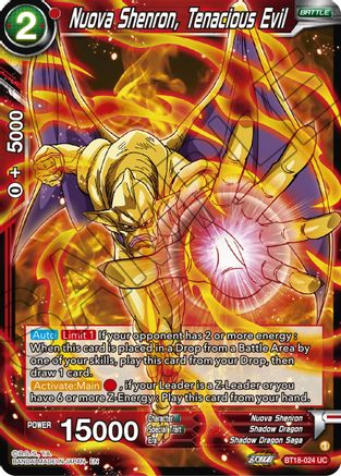 [BT18-024] Nuova Shenron, Tenacious Evil