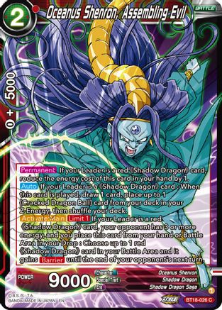 [BT18-026] Oceanus Shenron, Assembling Evil