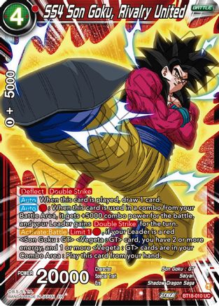 [BT18-010] SS4 Son Goku, Rivalry United