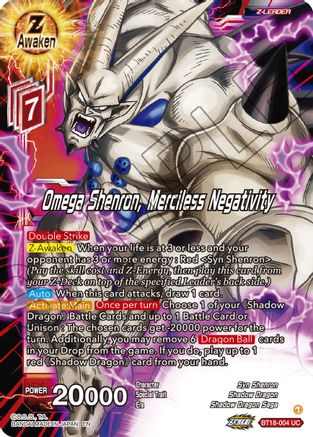 [BT18-004] Omega Shenron, Merciless Negativity