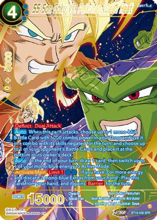 [BT18-038] SS Son Goku Vs. Paikuhan, Dead Heat (SPR)