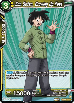 [BT18-112] Son Goten, Growing Up Fast