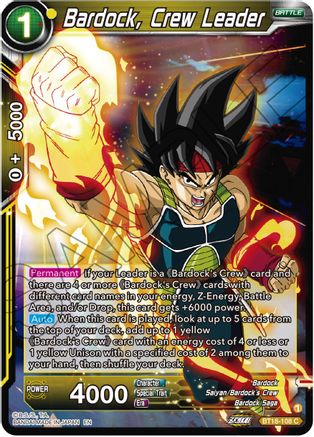 [BT18-108] Bardock, Crew Leader