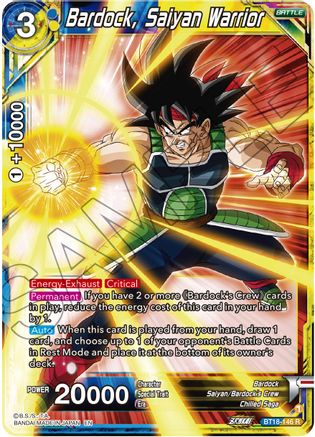 [BT18-146] Bardock, Saiyan Warrior