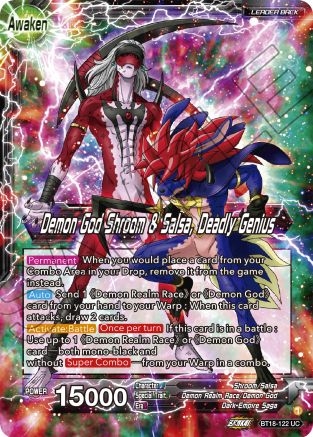 [BT18-122] Shroom & Salsa // Demon God Shroom & Salsa, Deadly Genius