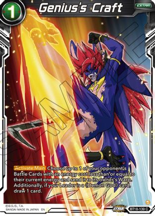 [BT18-139] Genius’s Craft