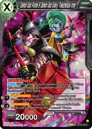 [BT18-125] Demon God Putine & Demon God Gravy, Treacherous Intel (Foil)