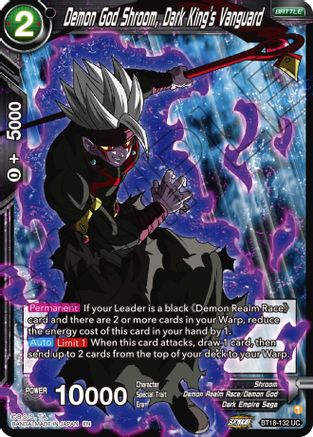 [BT18-132] Demon God Shroom, Dark King's Vanguard (Foil)