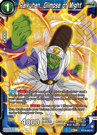 [BT18-042] Paikuhan, Glimpse of Might