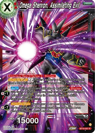 [BT18-007] Omega Shenron, Assimilating Evil (Foil)