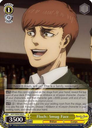 [SX04-008 R] Floch: Smug Face