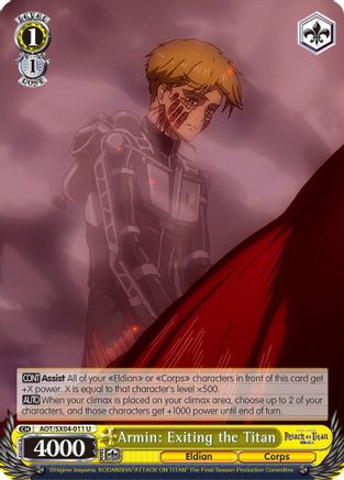 [SX04-011 U] Armin: Exiting the Titan