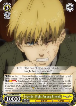 [SX04-014 U] Armin: Fight Among Friends