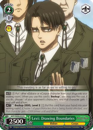 [SX04-033 R] Levi: Drawing Boundaries