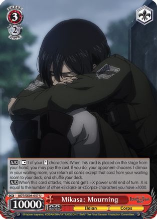 [SX04-057 U] Mikasa: Mourning