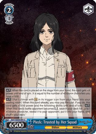 [SX04-091 C] Pieck: Trusted by Her Squad