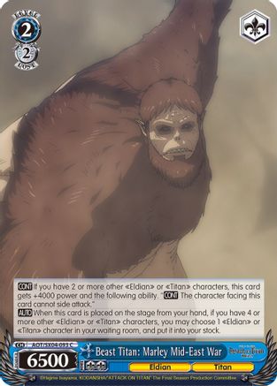 [SX04-093 C] Beast Titan: Marley Mid-East War