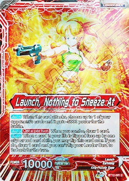 [BT12-001] Launch // Launch, Nothing to Sneeze At (Foil)