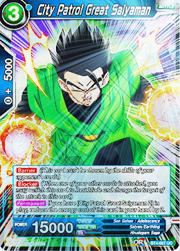 [BT4-027] City Patrol Great Saiyaman (Foil)