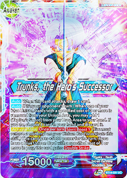 [BT14-031] Trunks // Trunks, the Hero's Successor (Foil)