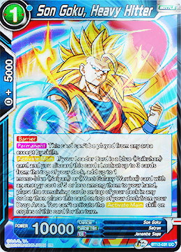 [BT12-031] Son Goku, Heavy Hitter (Foil)