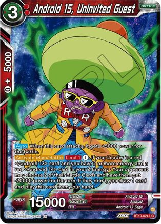 [BT19-024] Android 15, Uninvited Guest (Foil)