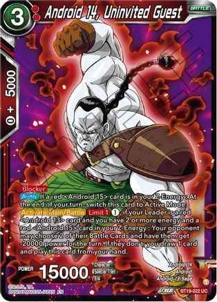 [BT19-022] Android 14, Uninvited Guest (Foil)