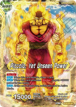 [BT19-101] Piccolo // Piccolo, Yet Unseen Power