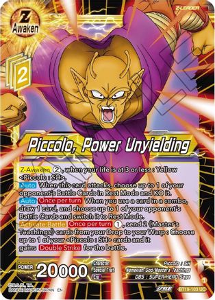 [BT19-103] Piccolo, Power Unyielding