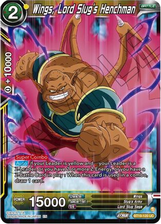 [BT19-120] Wings, Lord Slug's Henchman (Foil)