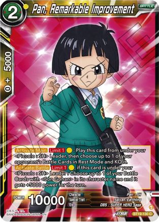 [BT19-130] Pan, Remarkable Improvement