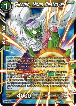 [BT19-110] Piccolo, Moon Destroyer (Foil)