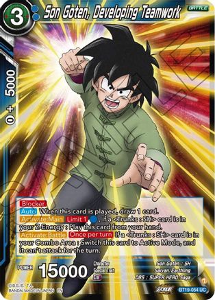 [BT19-054] Son Goten, Developing Teamwork (Foil)