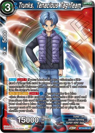 [BT19-058] Trunks, Tenacious Tag-Team (Foil)