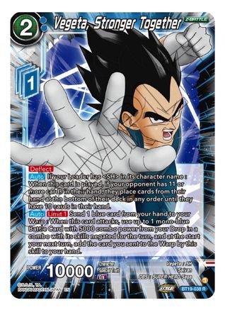 [BT19-038] Vegeta, Stronger Together (Foil)