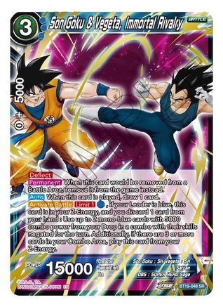 [BT19-048] Son Goku & Vegeta, Immortal Rivalry