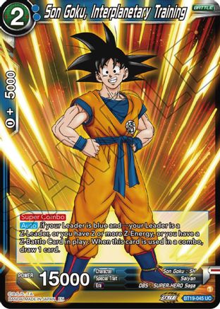 [BT19-045] Son Goku, Interplanitary Training