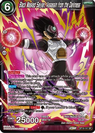 [BT19-141] Black Masked Saiyan, Assassin from the Darkness