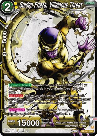 [BT19-126] Golden Frieza, Villainous Threat