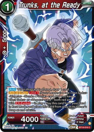 [BT19-016] Trunks, at the Ready (Foil)