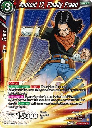 [BT19-026] Android 17, Finally Freed (Foil)