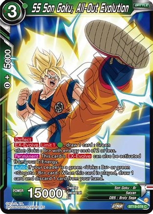 [BT19-078] SS Son Goku, All-Out Evolution (Foil)