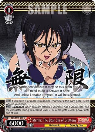 [SDS/SX05-070 U] Merlin: The Boar Sin of Gluttony