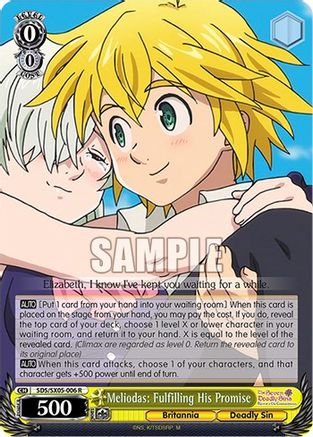 [SDS/SX05-006 R] Meliodas: Fulfilling His Promise