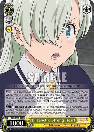 [SDS/SX05-008 R] Elizabeth: Strong Heart